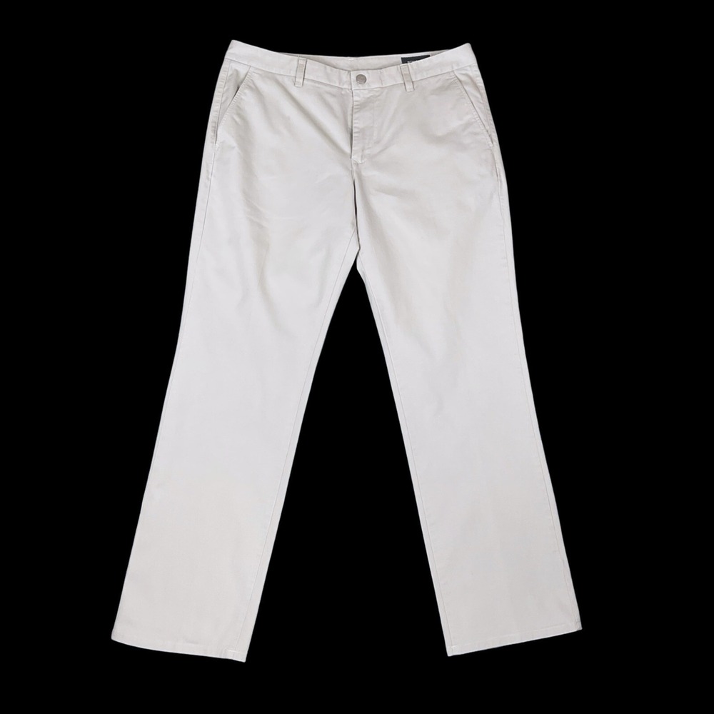 Bonobos Pants Mens Size 36x32 (ACT 36x31) Beige Chino Twill Casual Straight EUC